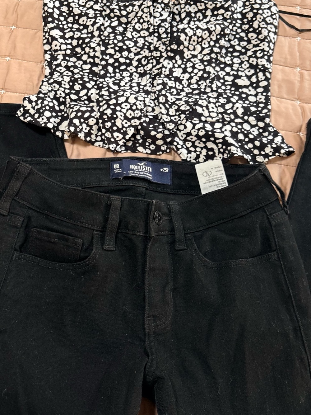 Abercrombie & Fitch Women's Black Skinny Jeans set